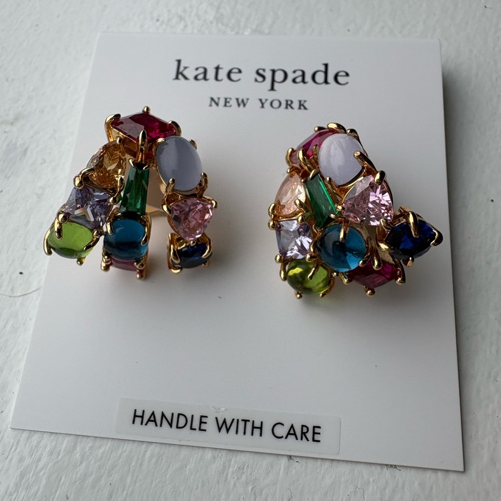 Kate Spade Colorful Gemstone Earrings - Picture 2 of 6
